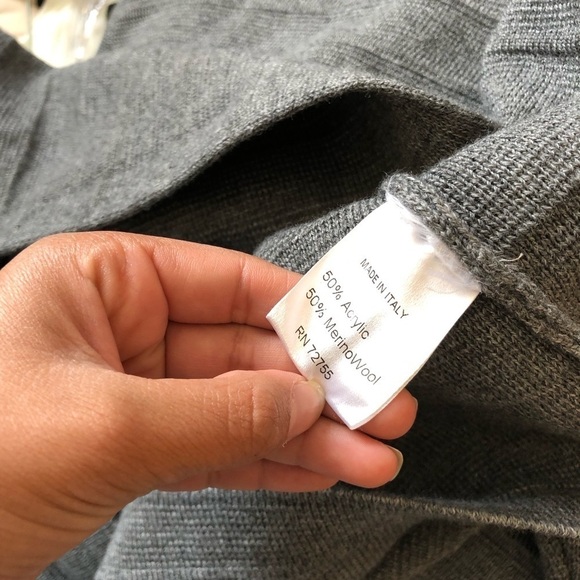 Gio & Gio wool blend Italian sweater cardigan - Picture 4 of 6